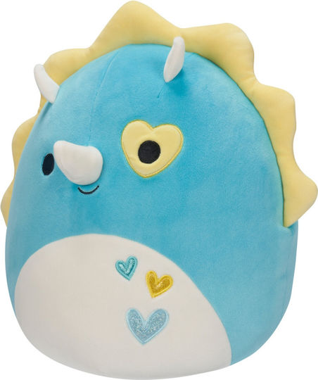Jazwares Plush Squishmallows Valentine Valentine's Day Breadon the Triceratops for 3+ Years 30.5 cm