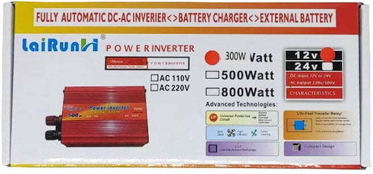 Inverter für Autos 300W für 12V DC mit 1xUSB