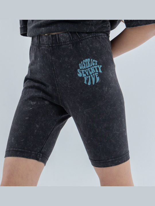 Kids Legging Cycling Short Black
