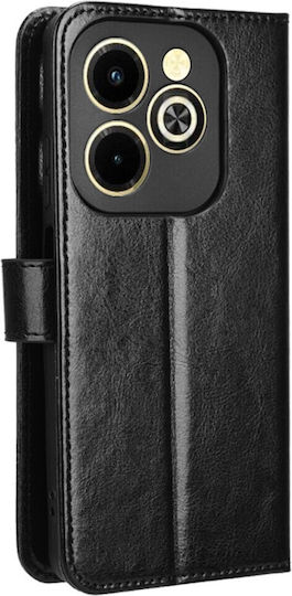 Wallet Δερματίνης / Πλαστικό / Σιλικόνης Μαύρο (Realme Note 50)