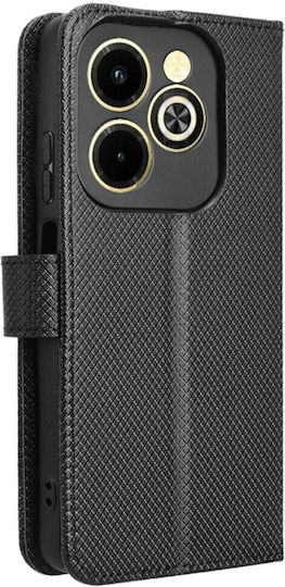 Wallet Δερματίνης Μαύρο (Realme Note 50)