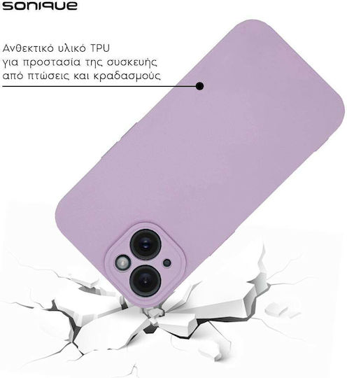Sonique Back Cover Silicone / Fabric Purple (Galaxy A35)