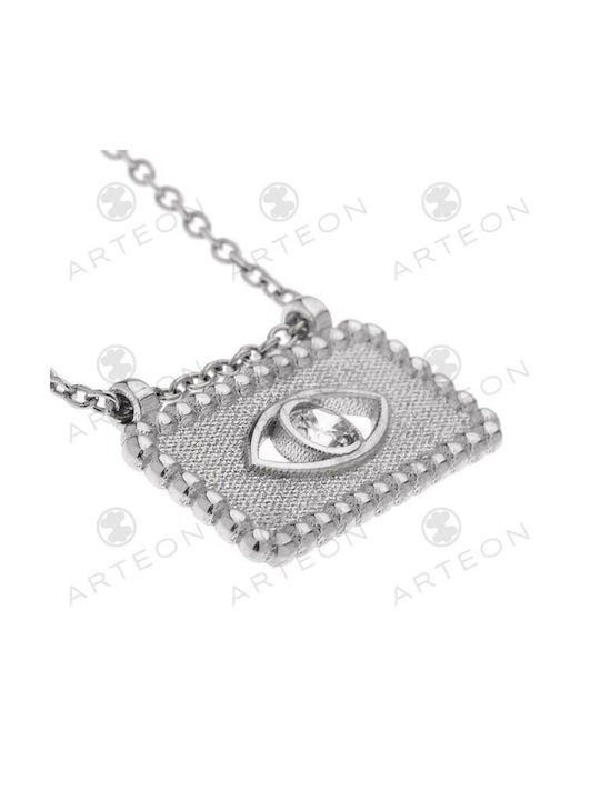 Women's Necklace with Eye Pendant Silver 925, 32623 Arteon