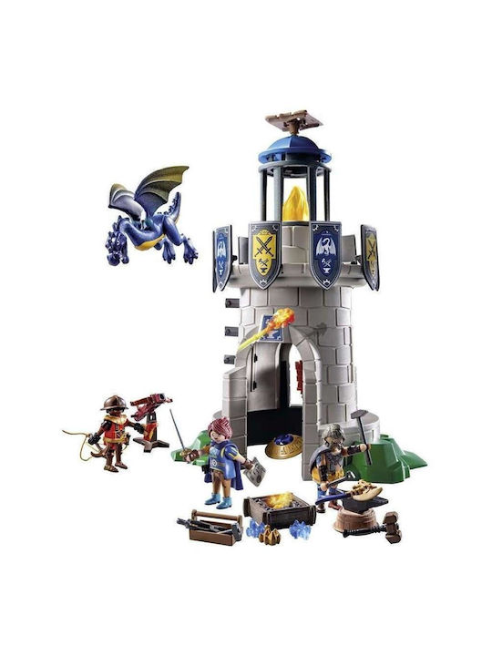 Плеймейт свещ Novelmore Кула на рицарите с дракон и ковач за 4+ години Години Playmobil