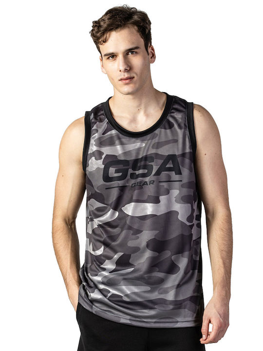 GSA Gear Subli Active Gear Bluza Bărbătească Fără Mâneci Multicolor