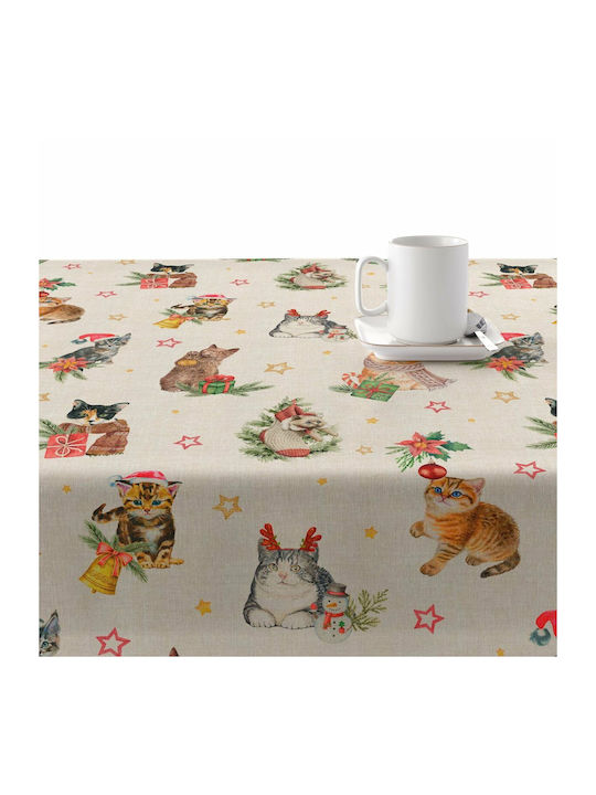 Mauré Christmas Tablecloth Fabric L140xW140cm 1pcs