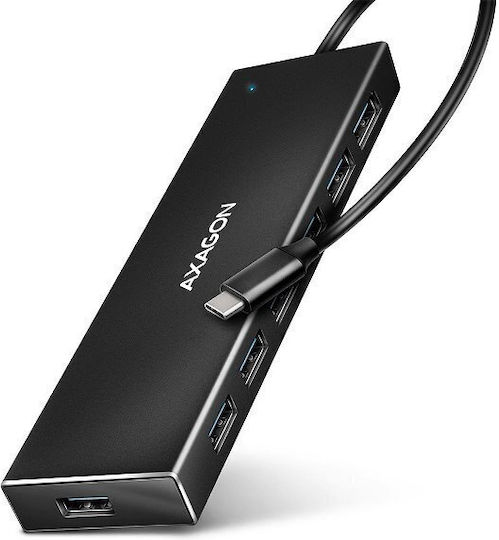 Axagon Hub 12 Θυρών USB 3.2 με σύνδεση USB-C / USB-A Μπλε