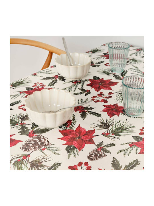 Mauré Christmas Tablecloth Fabric L140xW140cm 1pcs