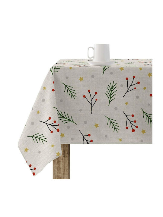 Mauré Christmas Tablecloth Fabric Multicolour L200xW140cm 1pcs