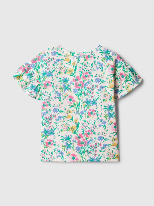 GAP Bluză pentru copii Cu mâneci scurte multi floral Mix Match