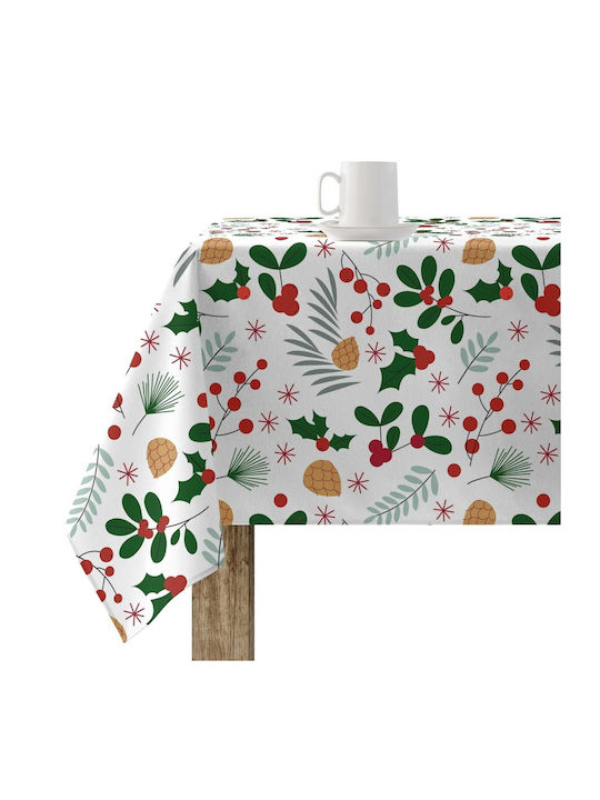 Mauré Christmas Tablecloth Fabric Multicolour L140xW140cm 1pcs