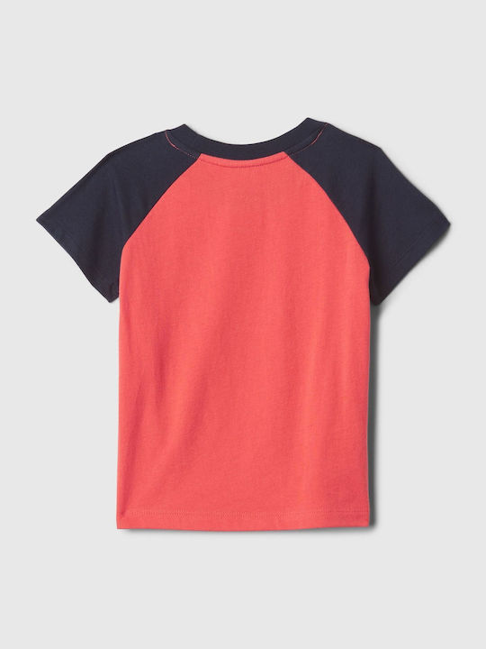 GAP Kids Blouse Short Sleeve Red Mix Match