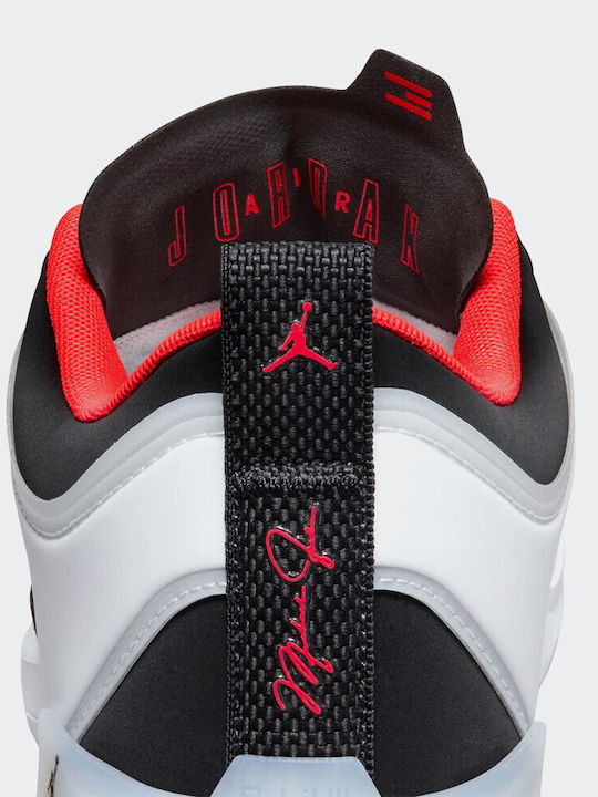 Air  37 Нисък Баскетболни обувки White / Black / Siren Red