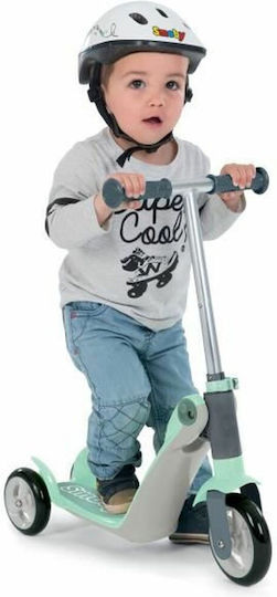 Smoby Trotinetă pentru Copii Switch 3 roți cu scaun Verde