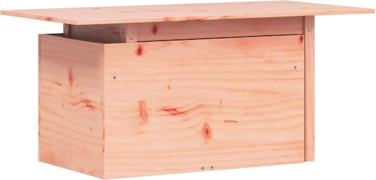 Masă Exterior Din Salcâm Maro Și Lemn De Brad 100x50x75cm