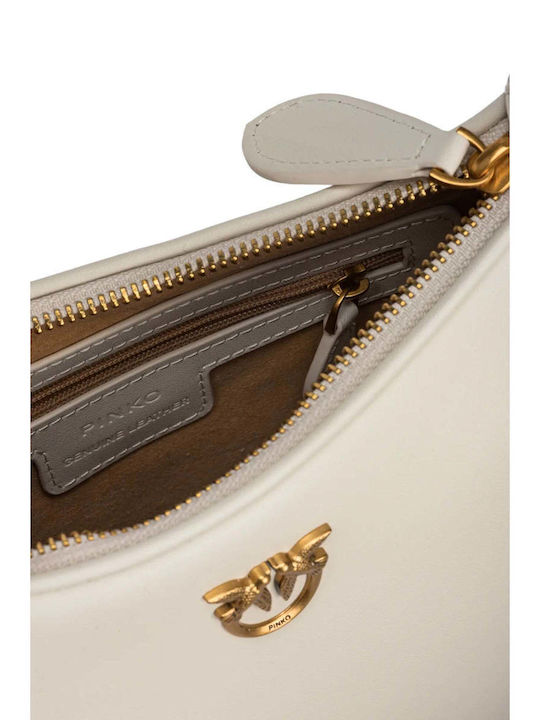 Leather Women's Bag Shoulder White
