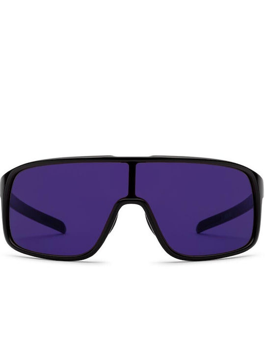 Volcom Men's Sunglasses with Black Plastic Frame and Purple Lens VE03506338-PUR