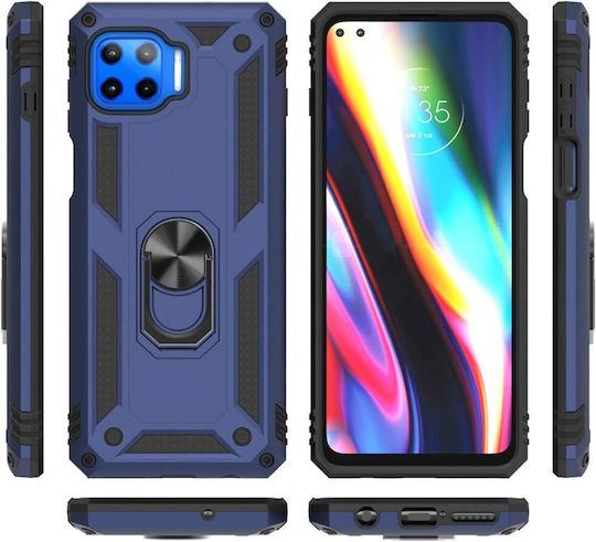 Erbord Back Cover Μεταλλικό Μπλε (Moto G 5G Plus)