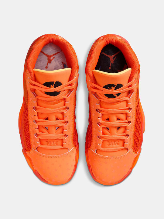 Air  38 WNBA High Basketball Shoes Cone / Brilliant Orange / Melon Tint / Black
