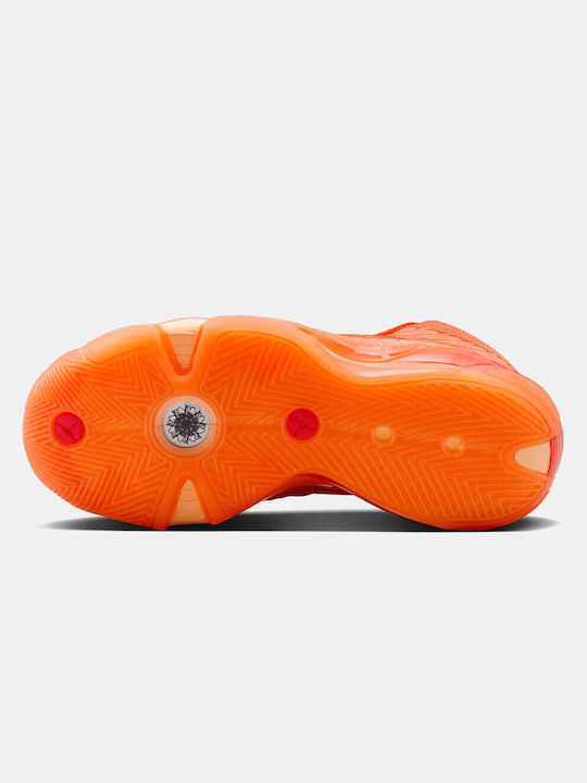 Air  38 WNBA High Basketball Shoes Cone / Brilliant Orange / Melon Tint / Black