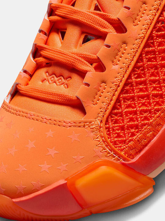 Air  38 WNBA High Basketball Shoes Cone / Brilliant Orange / Melon Tint / Black