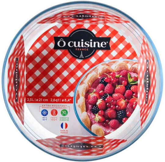 Ocuisine Backform Torte Glas 21x21cm 1cm