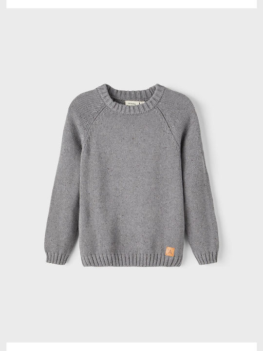 Kinder Pullover Langarm grau