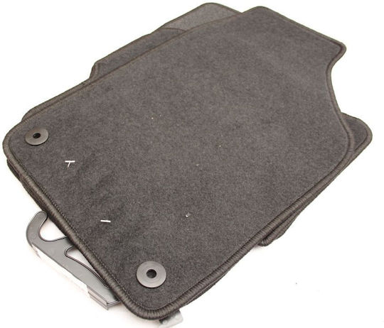 Petex Set of Front and Rear Mats 4pcs for Volkswagen Polo 2001-2009 Black