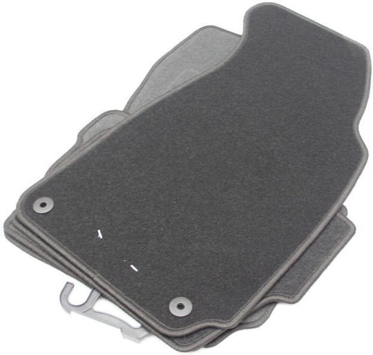 Petex Satz Vorder- und Hintermatten 4Stück aus Teppichboden für Volkswagen Passat 2001-2005 Schwarz