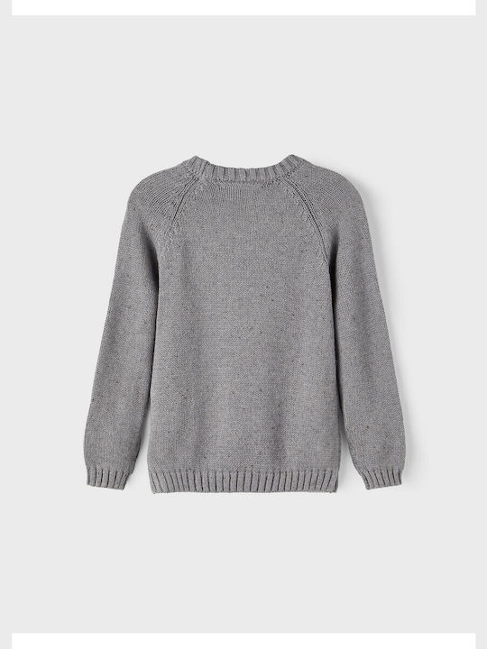 Kinder Pullover Langarm grau