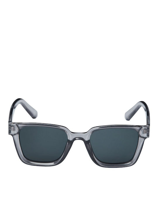 Jack & Jones Unisex Γυαλιά Ηλίου με Γκρι Κοκκάλινο Σκελετό και Πράσινο Φακό 12251480