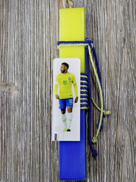 Osterkerze (gerakis) Fußball Ney Plexiglas 25x4x2cm 24d010 003352