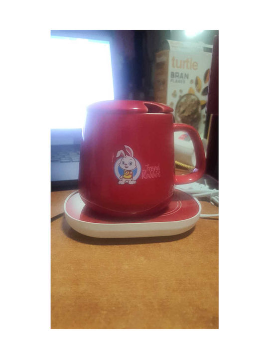 Rabbit Cană Ceramică Roșie 350ml