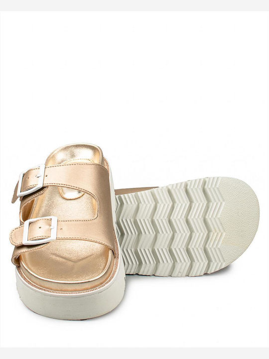 Replay Flatforms Women's Sandals Gold