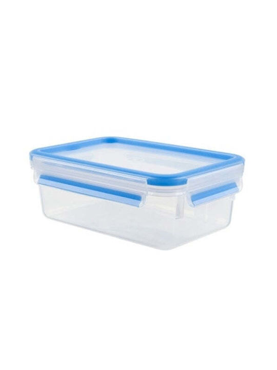Tefal Microwave Plastic Lunch Box Clip & Close Blue 1000ml