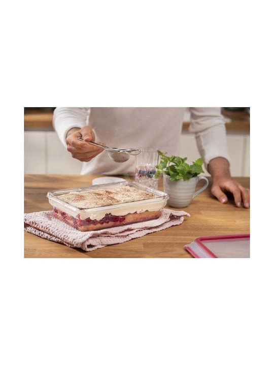 Tefal Microwave Glass Lunch Box Masterseal Transparent 3000ml