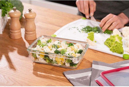 Tefal Microwave Glass Lunch Box Masterseal Transparent 1300ml