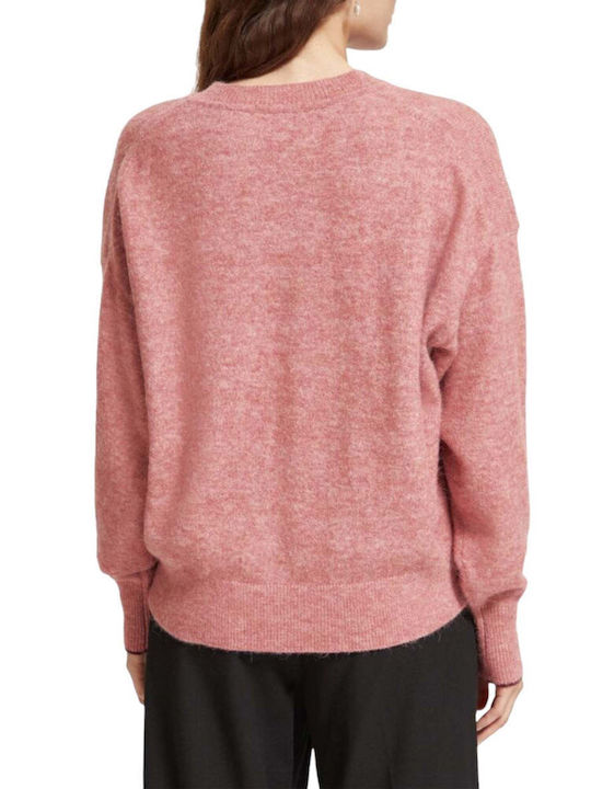 Scotch & Soda Women's Long Sleeve Sweater Pink