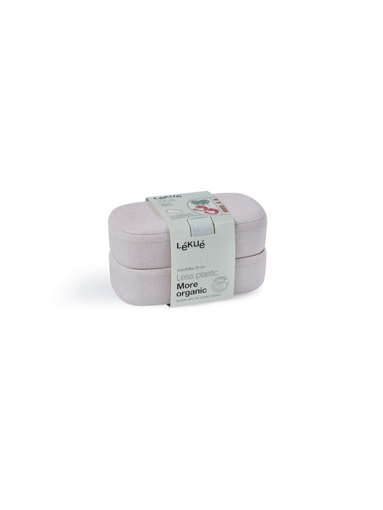 Lekue Lunchbox Kunststoff Beige 500ml 1Stück