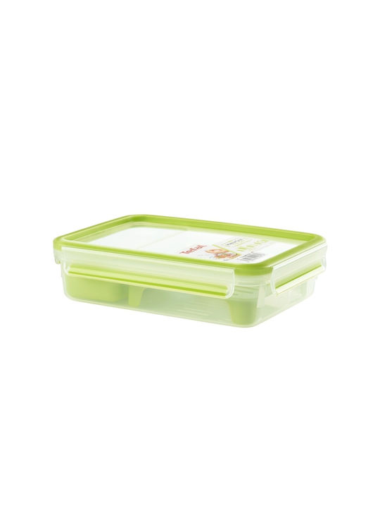 Tefal Clip Go Кутия за обяд Пластмаса Прозрачен Подходяща за микровълнова фурна 1200мл 1бр