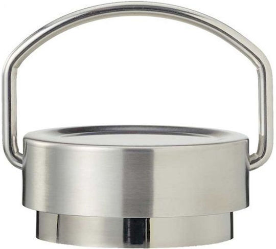 Fresk Kinderflasche Thermos Rostfreier Stahl mit Strohhalm Auslaufsicher Grün 350ml mit schwarzer Kappe