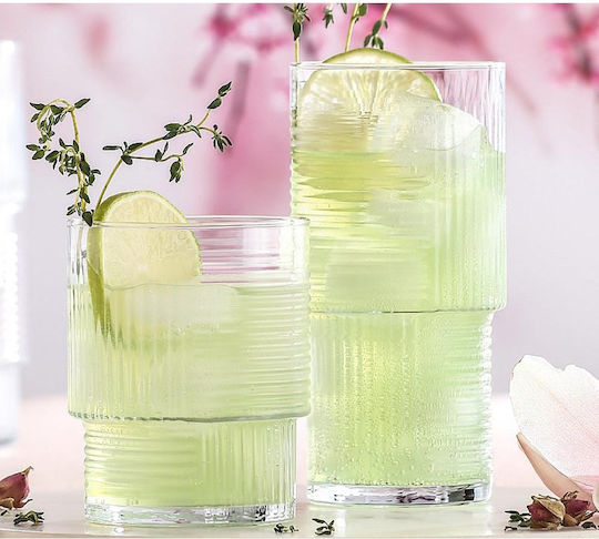 Gurallar HELEN Σετ Ποτήρια Νερού από Γυαλί 400ml 6τμχ