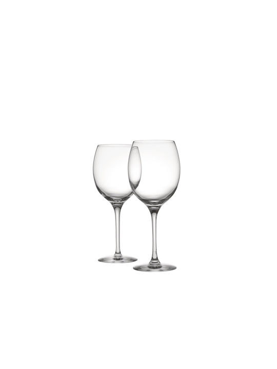 Alessi Glass Set for Red Wine made of Glass in White Color 450ml 4pcs