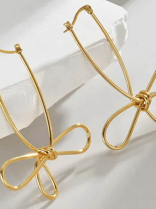 JWLS Earrings made of Steel Gold Plated