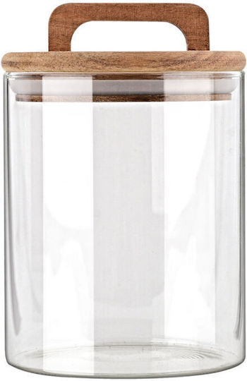 Estia ALLURE Vase Allgemeine Verwendung mit Deckel Glas Transparent 650ml Estia ALLURE Vase Allgemeine Verwendung mit Deckel Glas Transparent 650ml