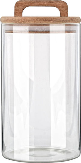 Estia ALLURE Vase Allgemeine Verwendung mit Deckel Glas Transparent 1000ml Estia ALLURE Vase Allgemeine Verwendung mit Deckel Glas Transparent 1000ml