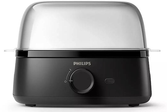 Philips Βραστήρας Αυγών 6 Θέσεων 400W Μαύρος