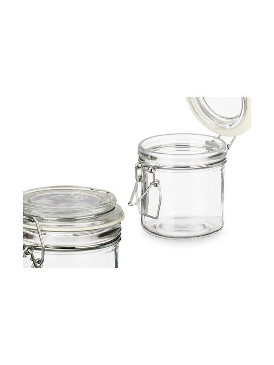 Set 1pcs Jars General Use with Lid Metallic 250ml