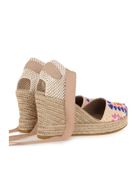 Women's Platform Espadrilles Beige
