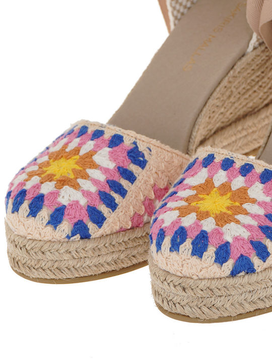 Women's Platform Espadrilles Beige